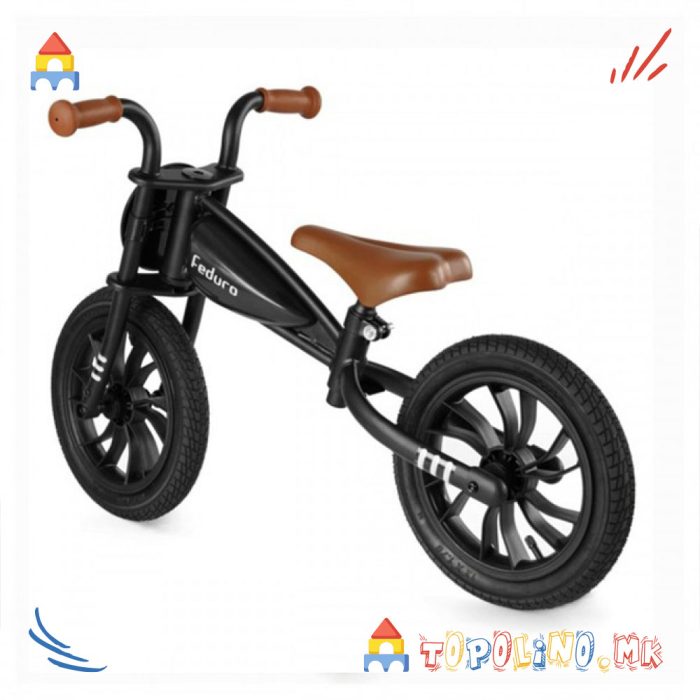 Balance Bike Feduro Black - QPlay - Image 3