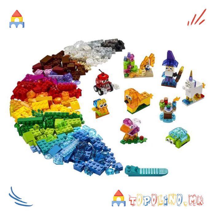 Creative Transparent Bricks Classic - Lego - Image 3