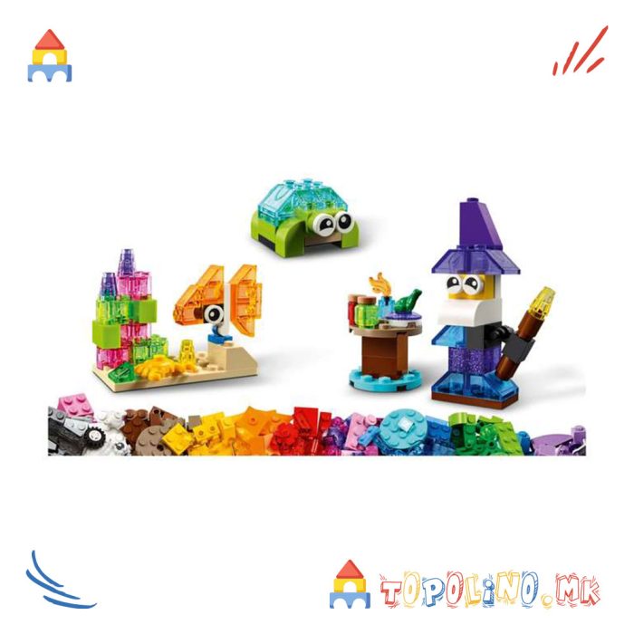 Creative Transparent Bricks Classic - Lego - Image 2