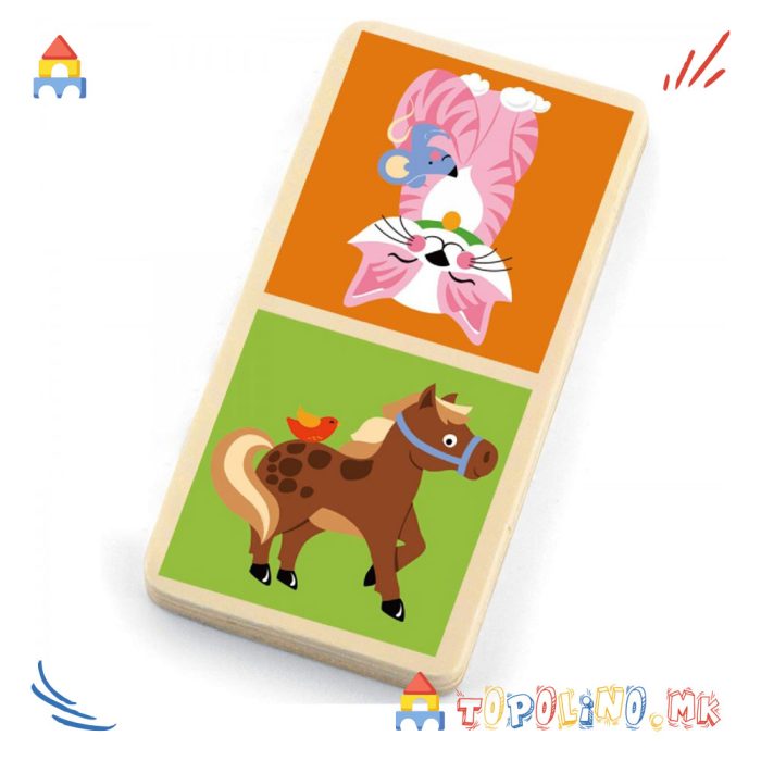 Дрвена Играчка Домино Фарма - Viga - Image 3