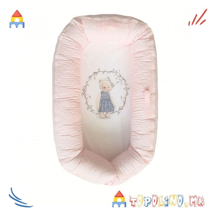 Гнездо Ретро Мечиња Розе - Baby Textil