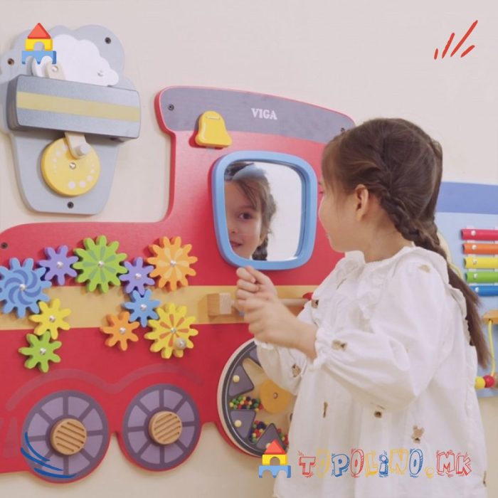 Дрвена Играчка за на Ѕид Воз - Viga - Image 2