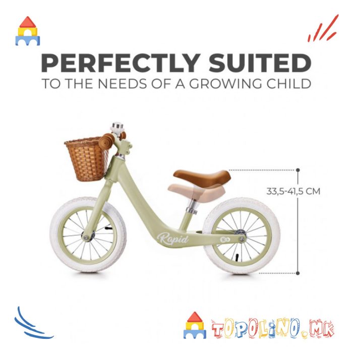 Balance Bike Rapid Green - Kinderkraft - Image 8