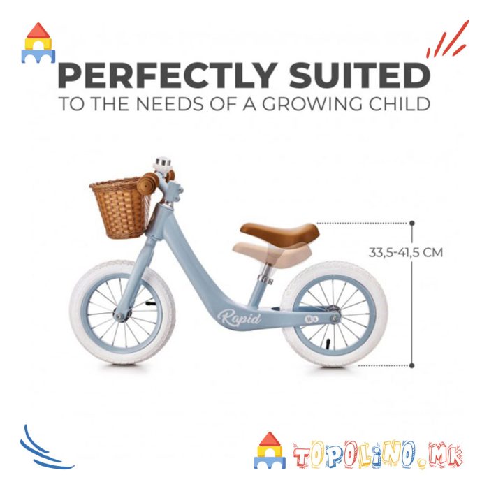 Balance Bike Rapid Blue - Kinderkraft - Image 13
