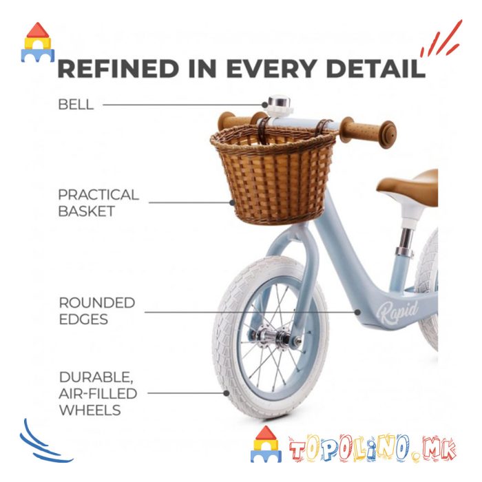 Balance Bike Rapid Blue - Kinderkraft - Image 12