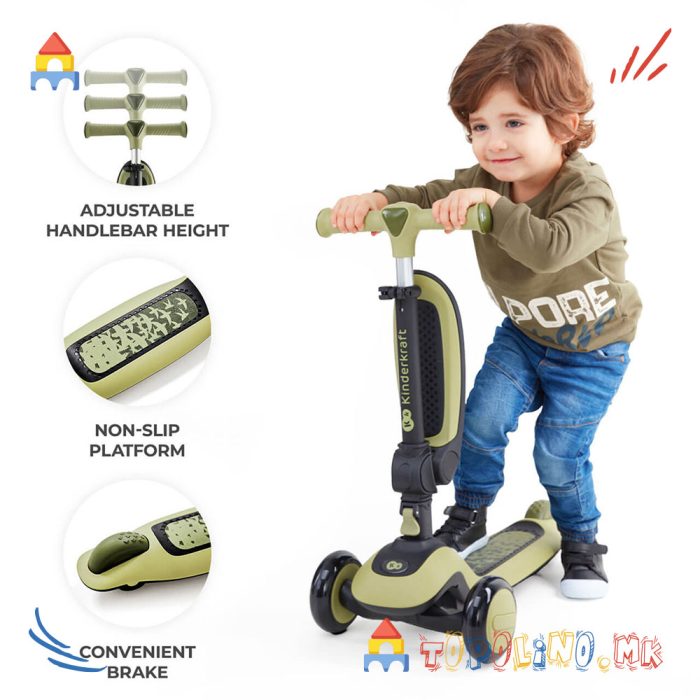 Тротинет Halley Grass - Kinderkraft - Image 16