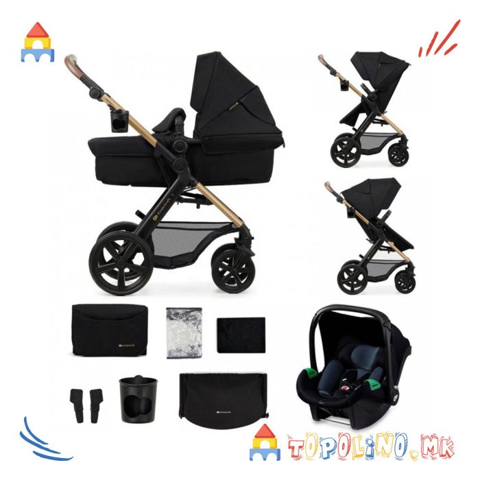 Количка Travel Moov2 3 во 1 Black - Kinderkraft - Image 14
