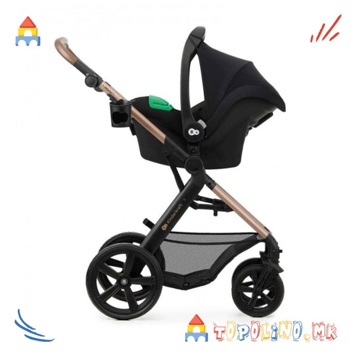 Количка Travel Moov2 3 во 1 Beige - Kinderkraft - Image 3