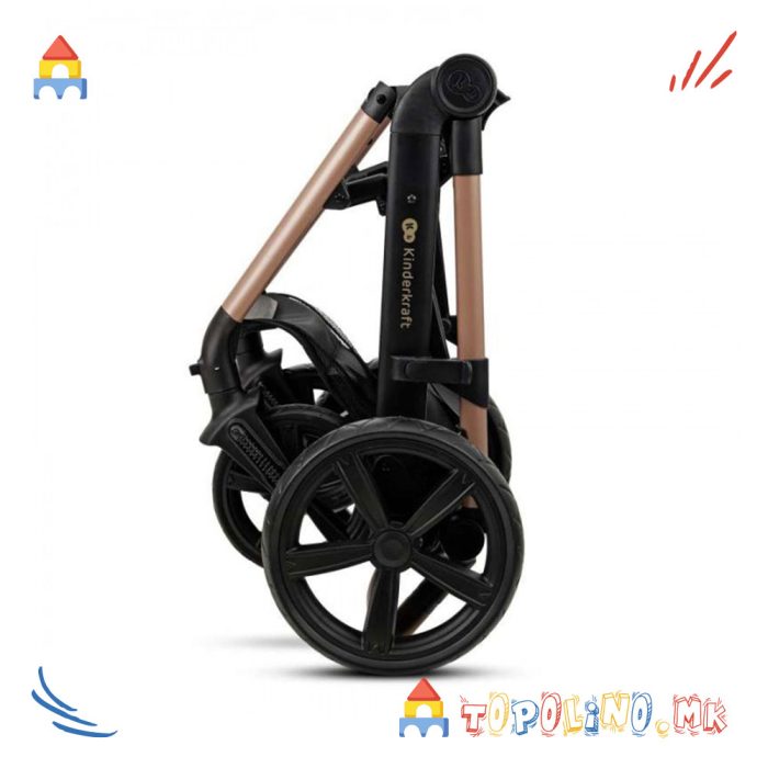Количка Travel Moov2 3 во 1 Beige - Kinderkraft - Image 4