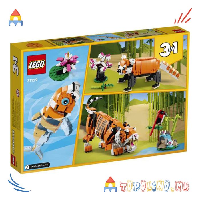 Majestic Tiger Creator 3 in 1 - Lego - Image 8