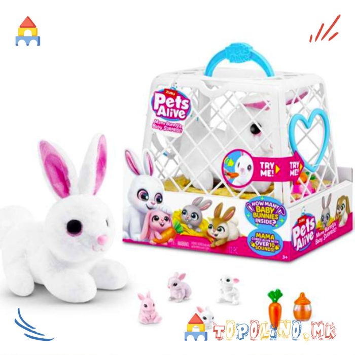 Плишано Зајаче Pets Alive Mama Bunny - Zuru - Image 2