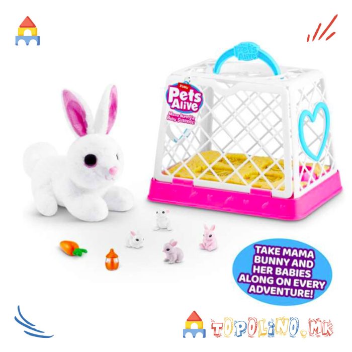 Плишано Зајаче Pets Alive Mama Bunny - Zuru - Image 5