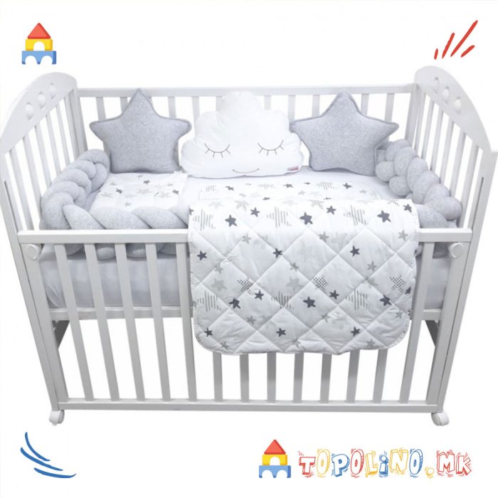 Постелнина Bambino Сива - Baby Textil