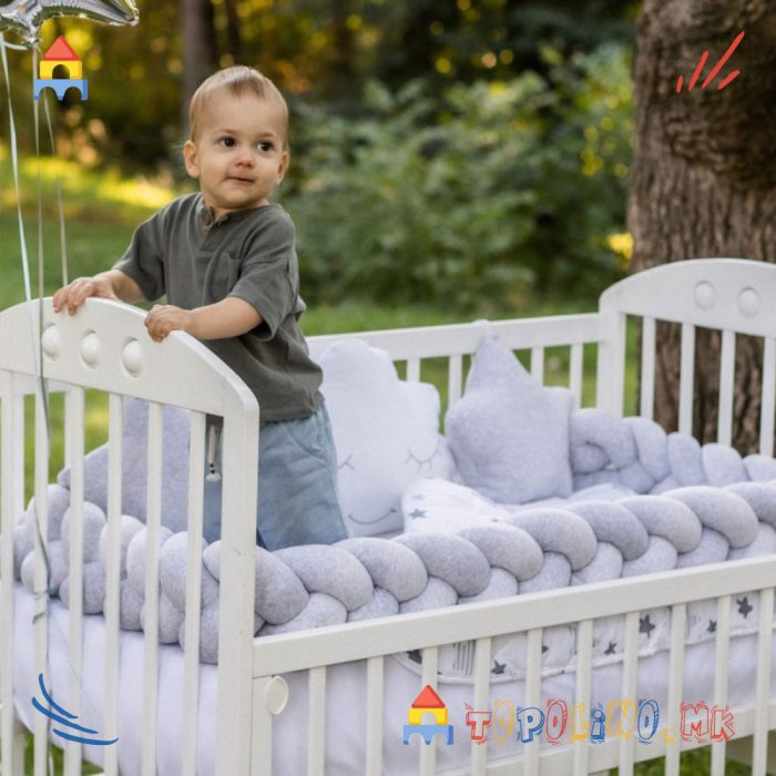 Постелнина Bambino Сива - Baby Textil - Image 4