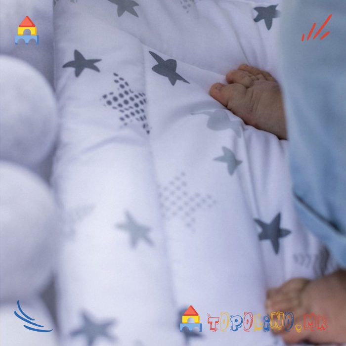 Постелнина Bambino Сива - Baby Textil - Image 5