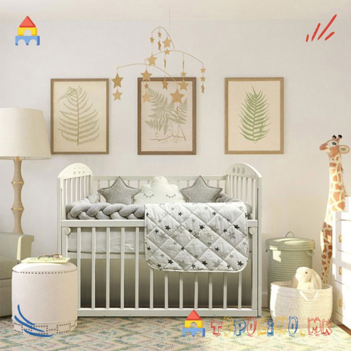 Постелнина Bambino Сива - Baby Textil - Image 2