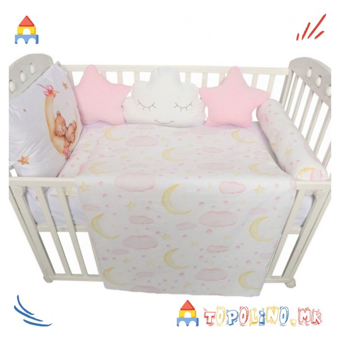 Постелнина Сонувалка Розева - Baby Textil