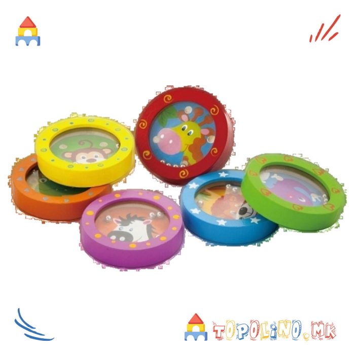 Дрвена Играчка Шарени Лавиринти - Viga - Image 2