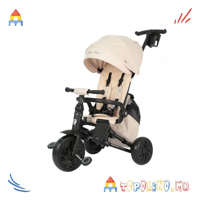 Трицикл Nova Max Beige - QPlay - Image 2