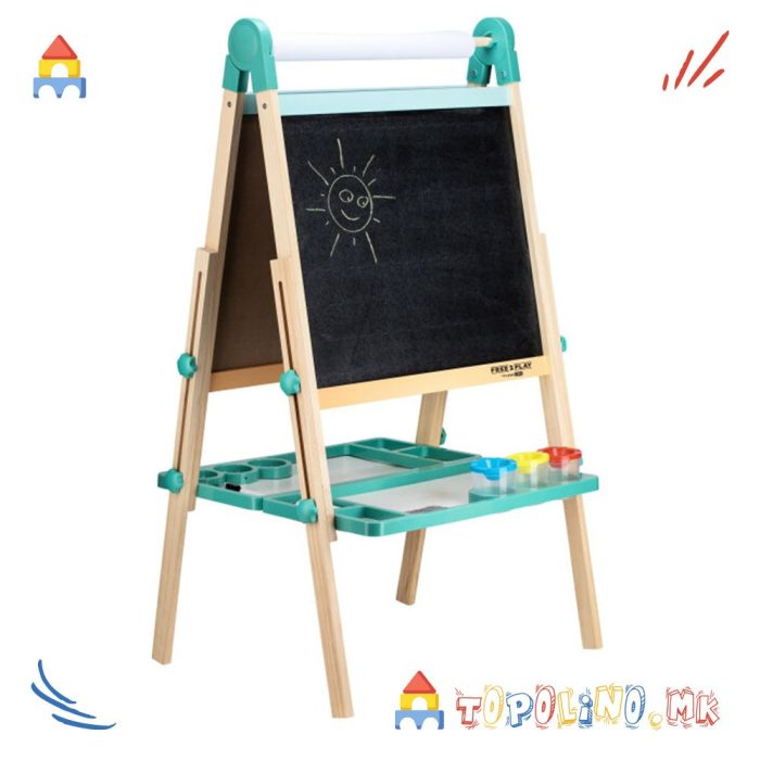 Двострана Дрвена Табла со Додатоци Duo Play - Free2Play - Image 8