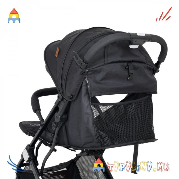 Количка Quad со Прекривка Црна - Jungle - Image 11