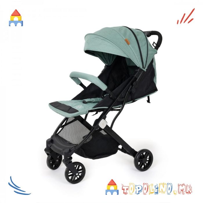 Количка Quad со Прекривка Mint - Jungle - Image 3