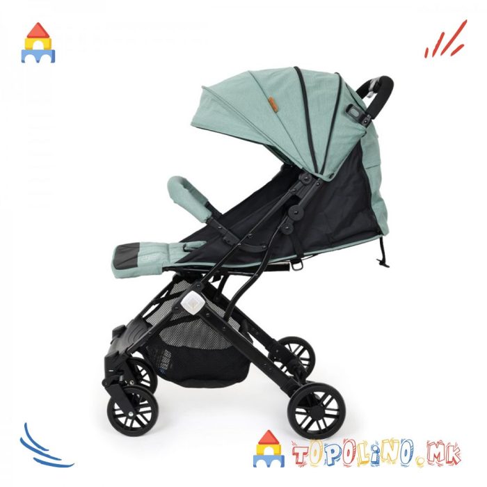 Количка Quad со Прекривка Mint - Jungle - Image 4