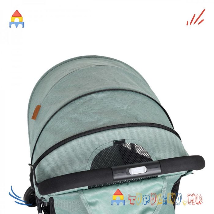 Количка Quad со Прекривка Mint - Jungle - Image 14