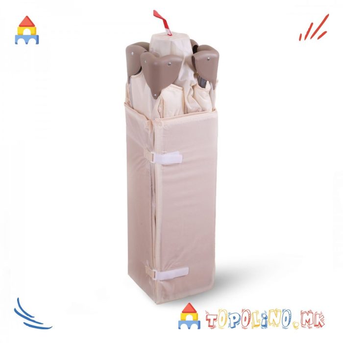 Креветче Преносливо Moon 2 Нивоа Beige - Jungle - Image 7
