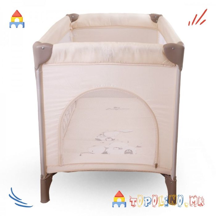 Креветче Преносливо Moon 2 Нивоа Beige - Jungle - Image 3