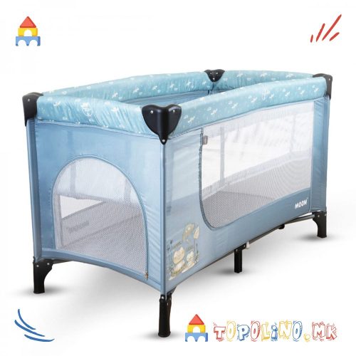 Креветче Преносливо Moon 2 Нивоа Тиркиз - Jungle