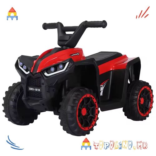 Четирицикл на Акумулатор Црвен 6V