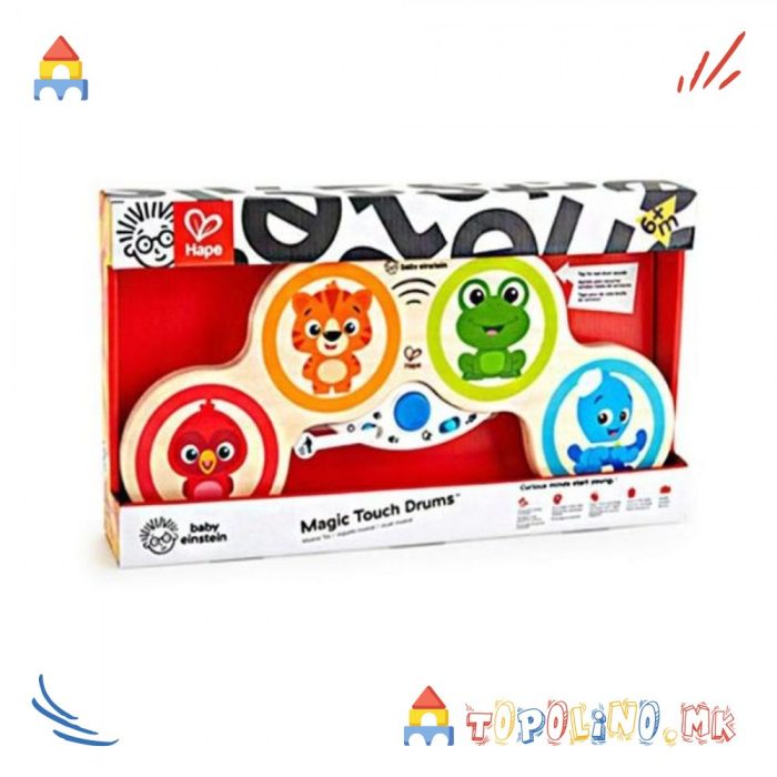 Дрвена Играчка Drum - Hape - Image 4