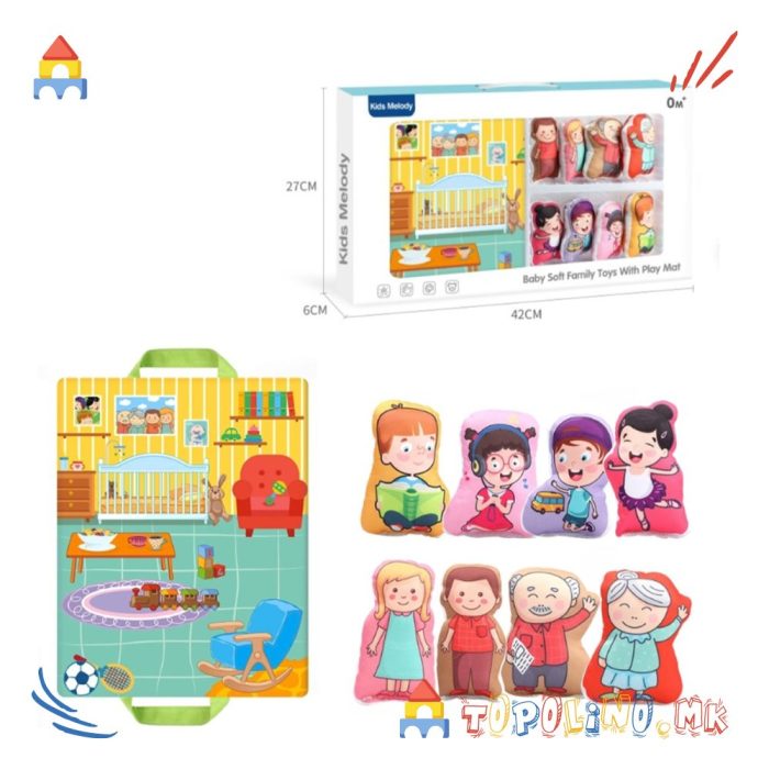 Подлога за Игра со Меки Играчки Фамилија - Image 3