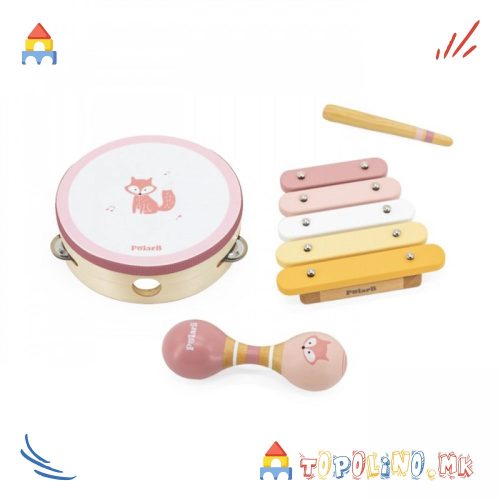 Дрвена Играчка Музички Сет Лисица - PolarB