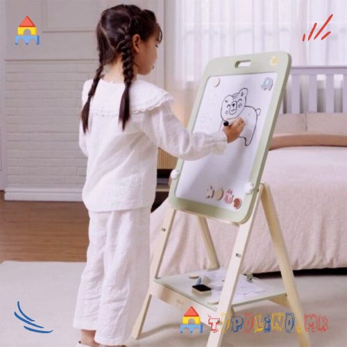 Дрвена Играчка Табла за Цртање - PolarB