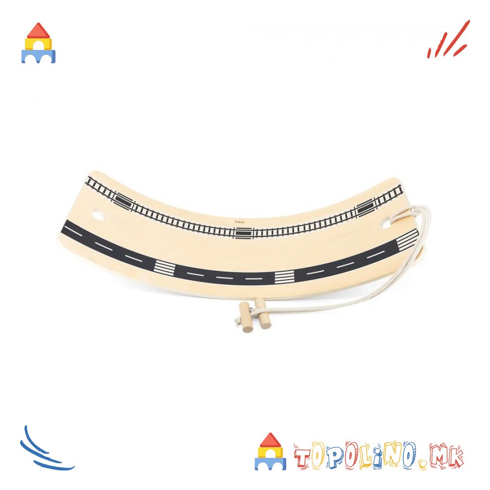 Дрвена Играчка Balancing Board со Ленти Viga - Image 2