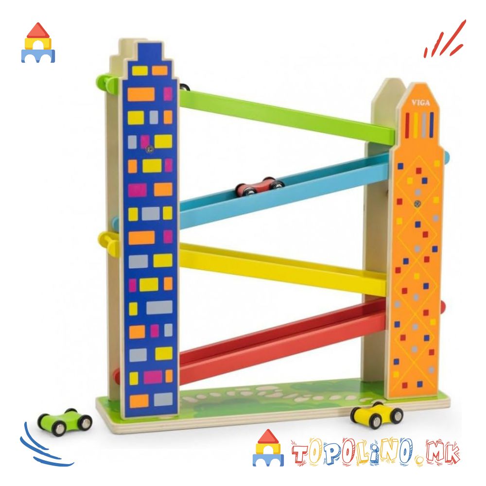 Дрвена Писта за Колички - Viga - Image 3