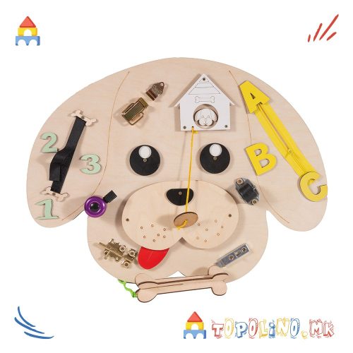 Дрвена Играчка Куче Montessori – Moni Toys