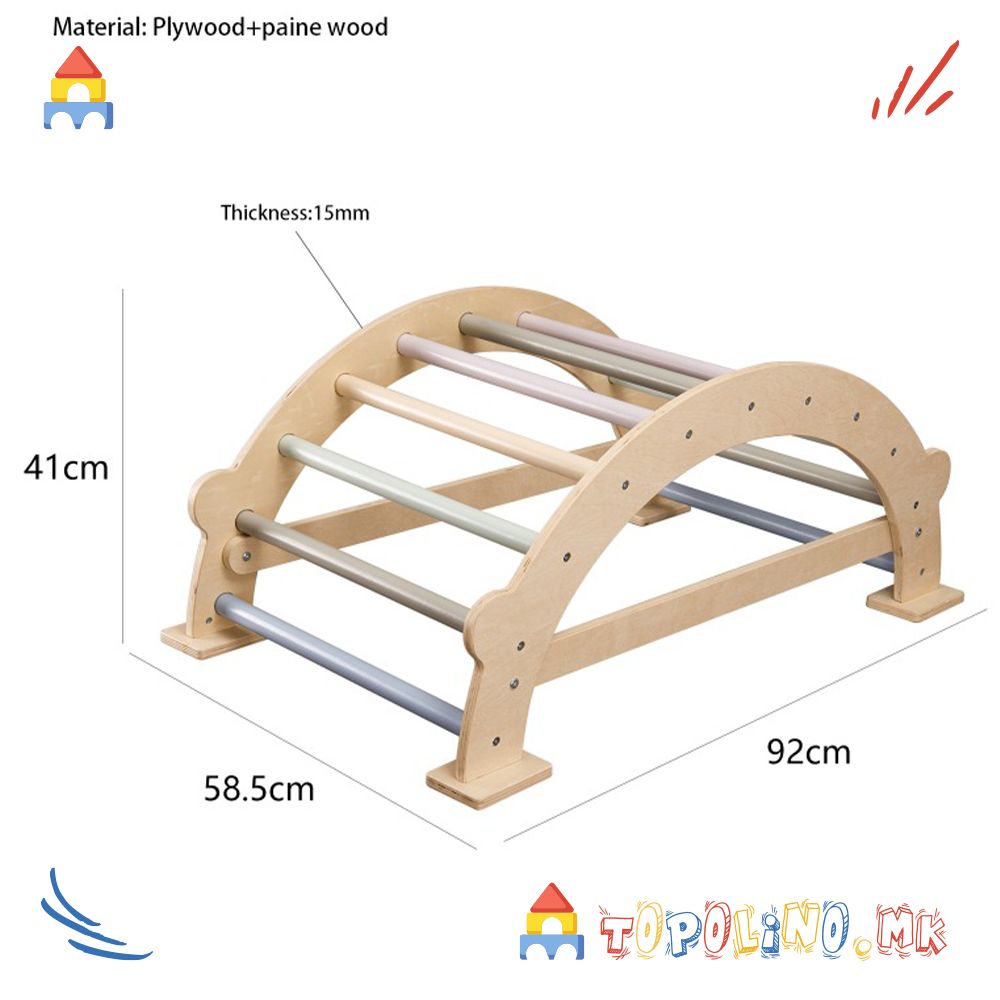 Дрвена Играчка за Качување Arch Pickler - Moni Toys - Image 2