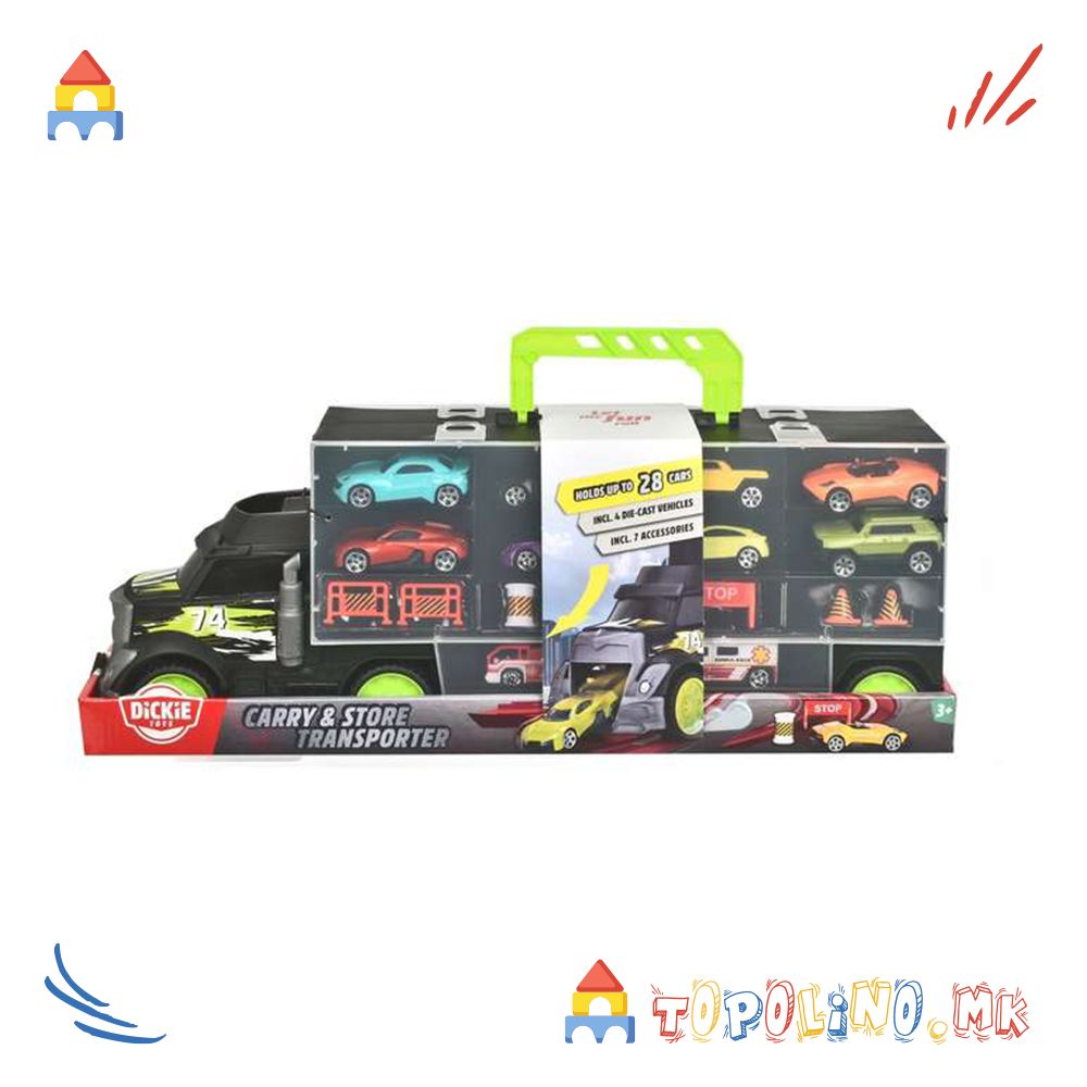 Камион за Автомобили 43 см - Dickie - Image 4