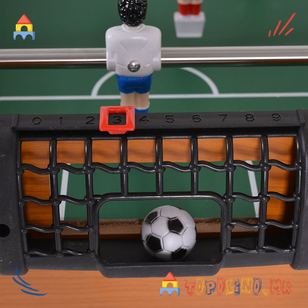 Дрвена Играчка Билјард и Фудбал 2 во 1 - Moni Toys - Image 4