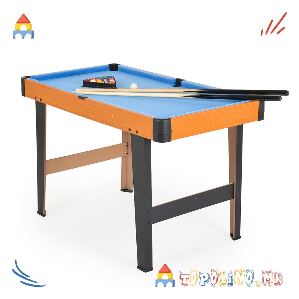 Дрвена Играчка Билјард и Фудбал 2 во 1 - Moni Toys - Image 2