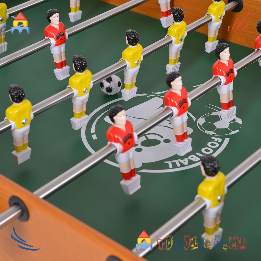 Дрвена Играчка Билјард и Фудбал 2 во 1 - Moni Toys - Image 6