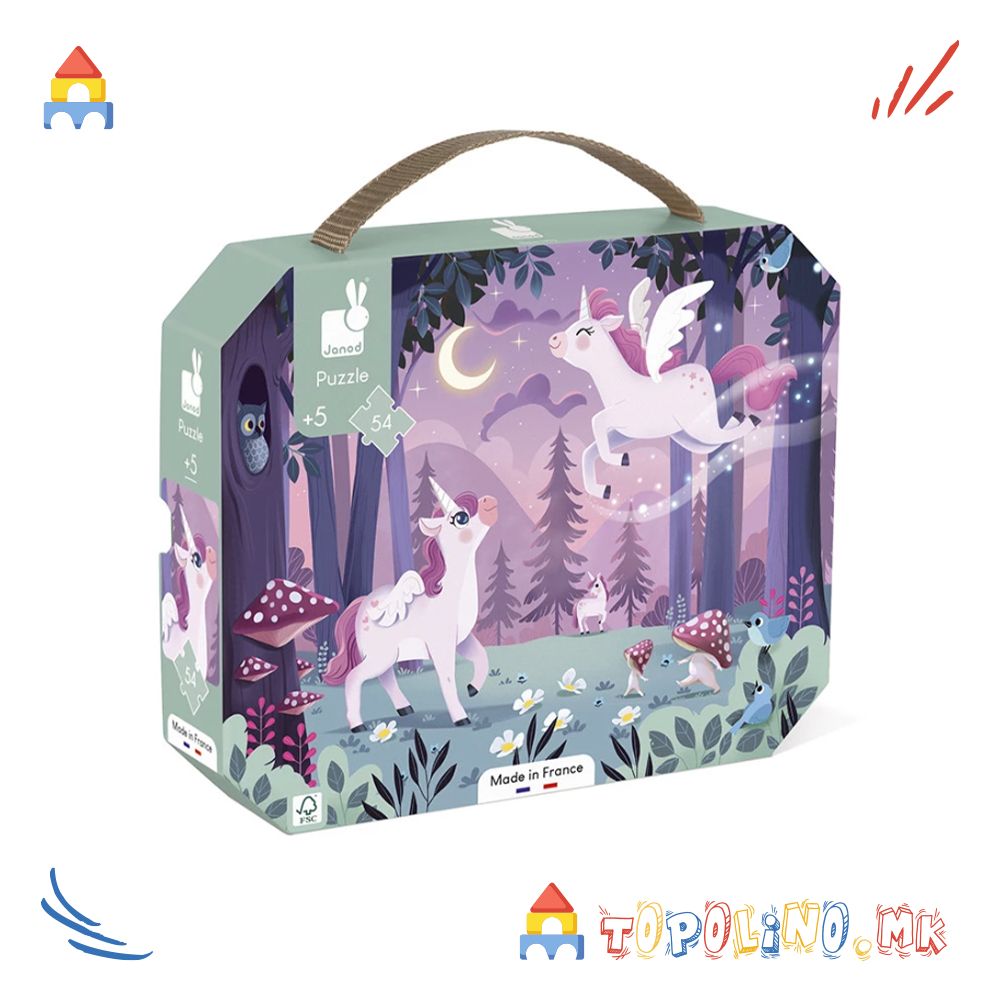 Сложувалка Еднорог 54пар - Janod