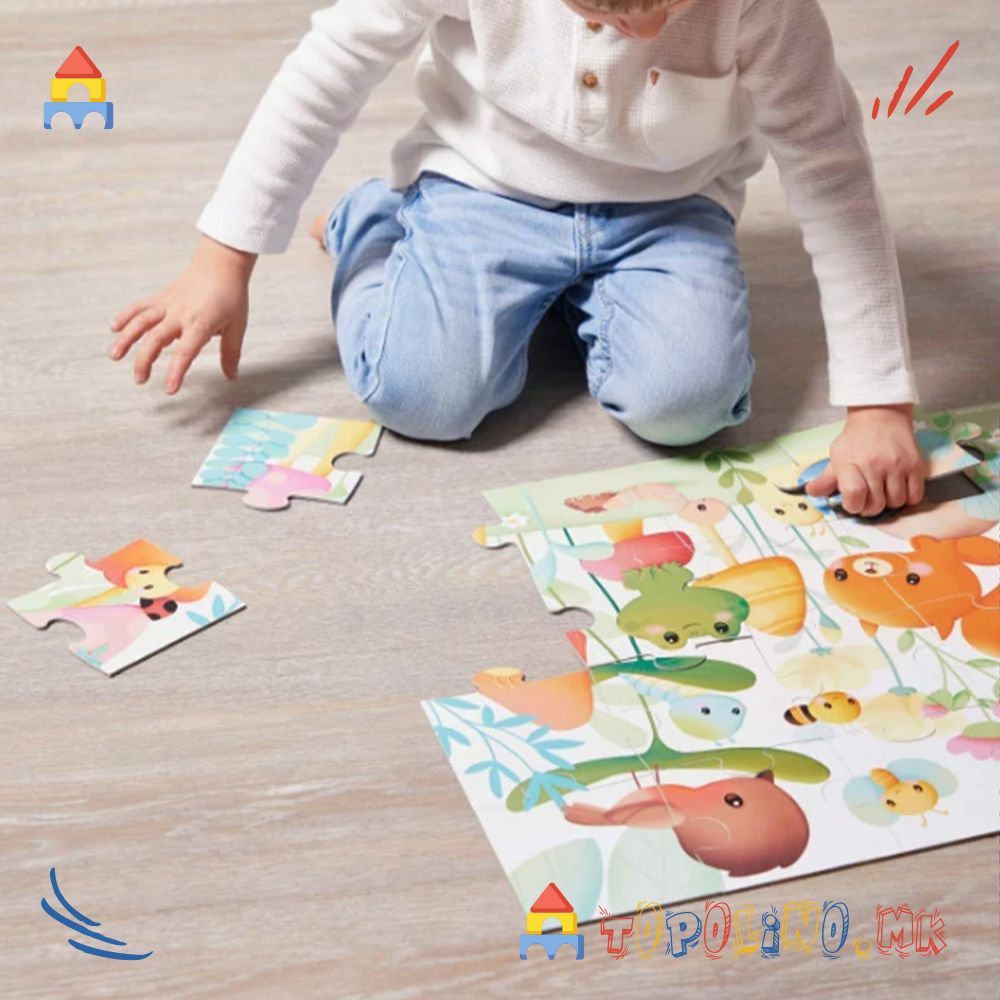 Сложувалка Пријатели од Градината 20пар - Janod - Image 4