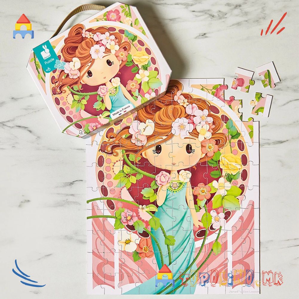 Сложувалка Инспирирана од Муха 100пар - Janod - Image 2