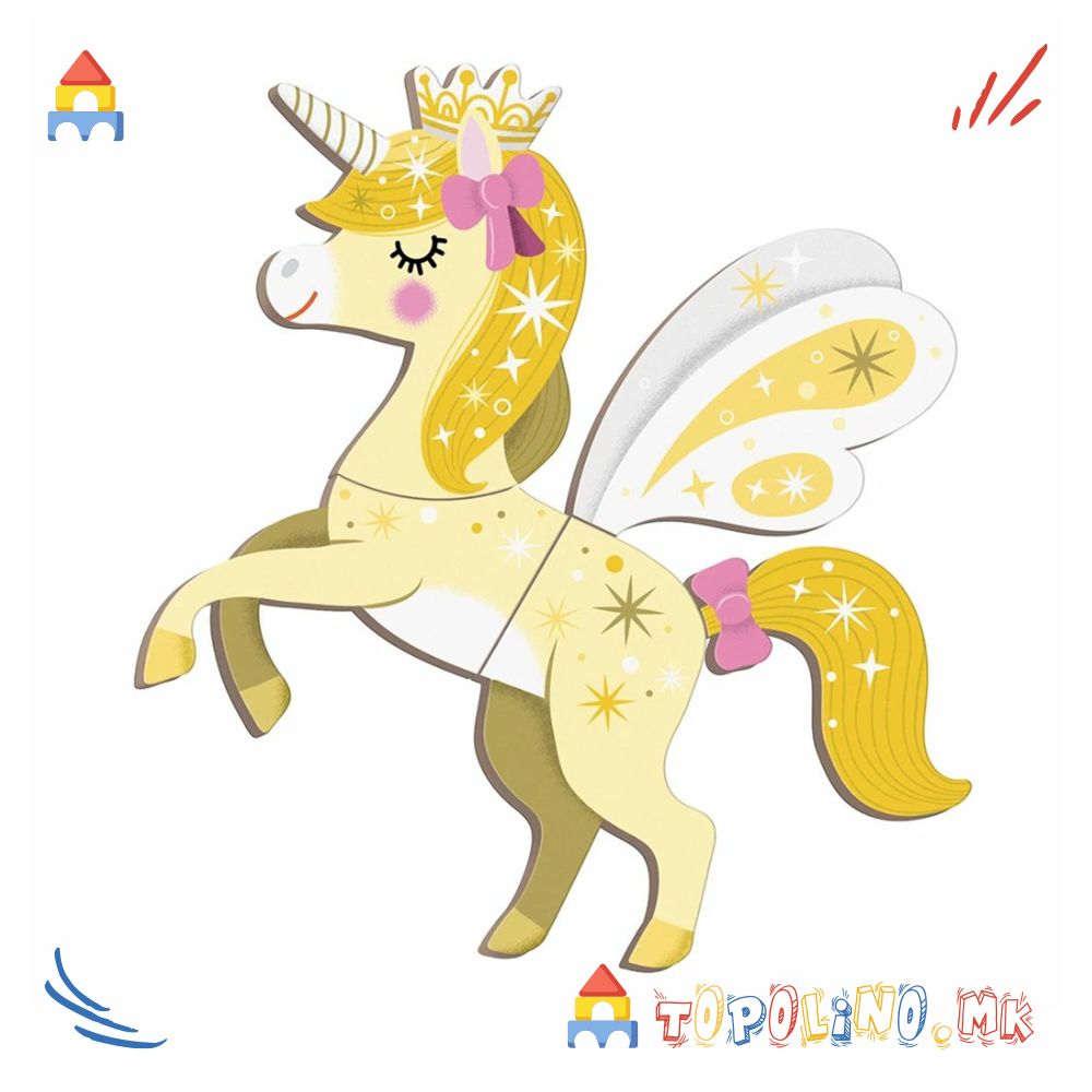 Магнетна Книга Еднорози - Janod - Image 5