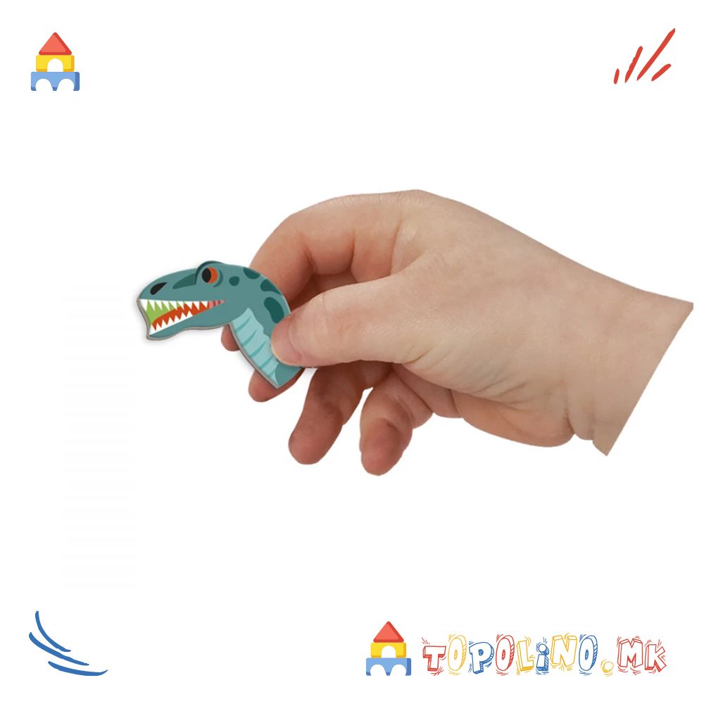 Магнетна Книга Диносауруси - Janod - Image 5