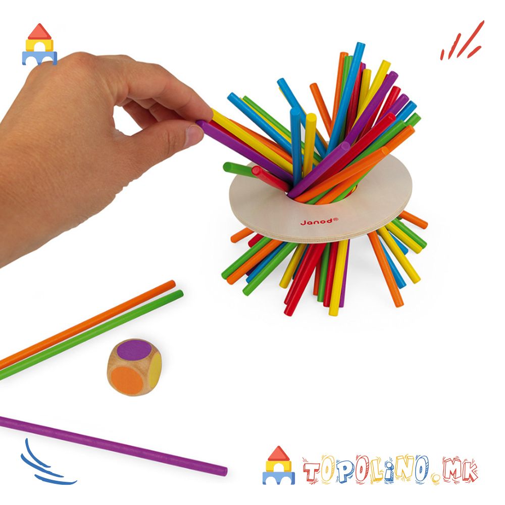 Игра на Вештина Луди Стапчиња - Janod - Image 3